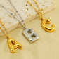 Preorder: Bubble Letter Initial Necklace