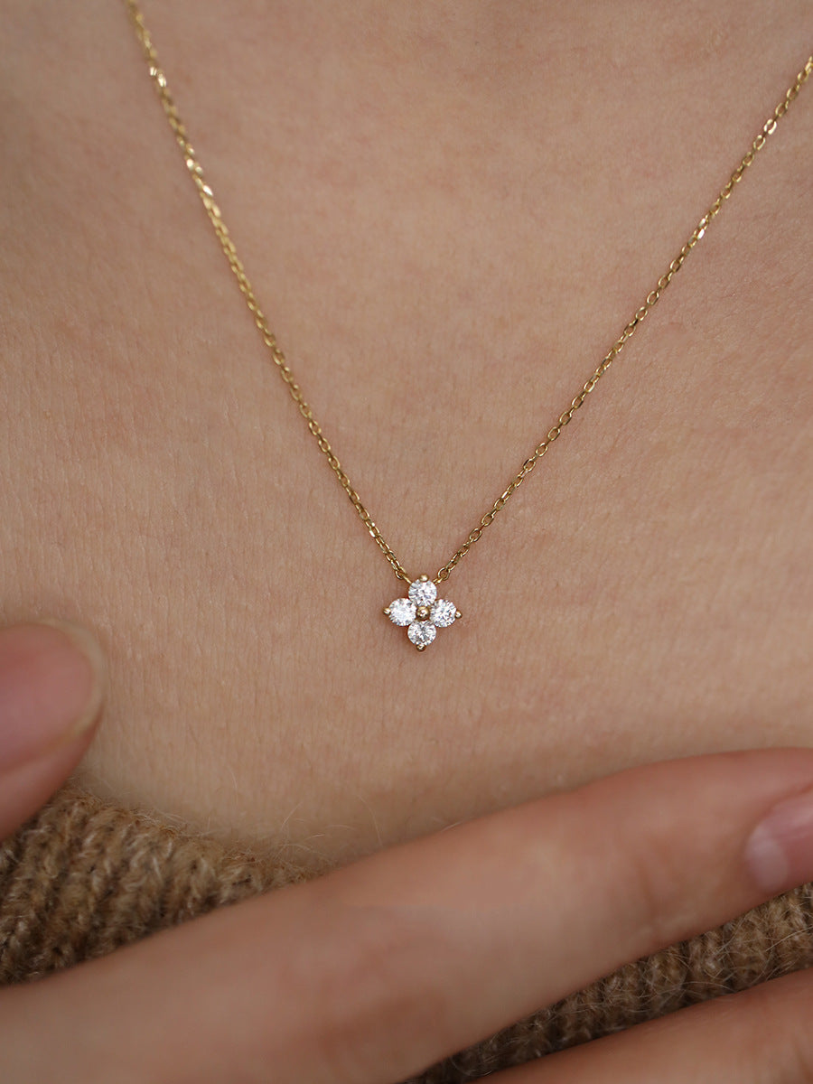 Preorder: Dainty Floral Pendant Necklace and Ring