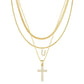 Golden Grace Layered Initial Necklace
