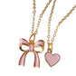*Sweetheart Bow Layered Necklace*