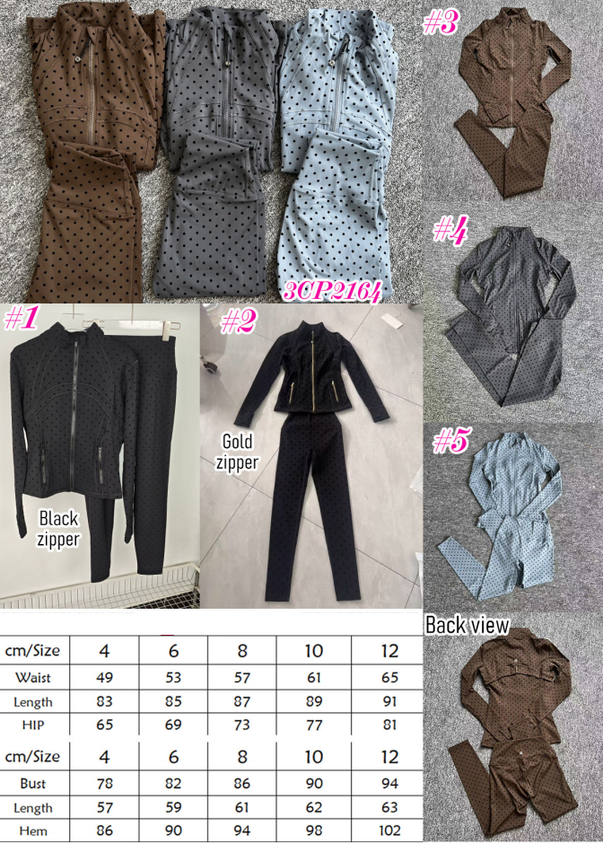Luxe Dot Activewear Set