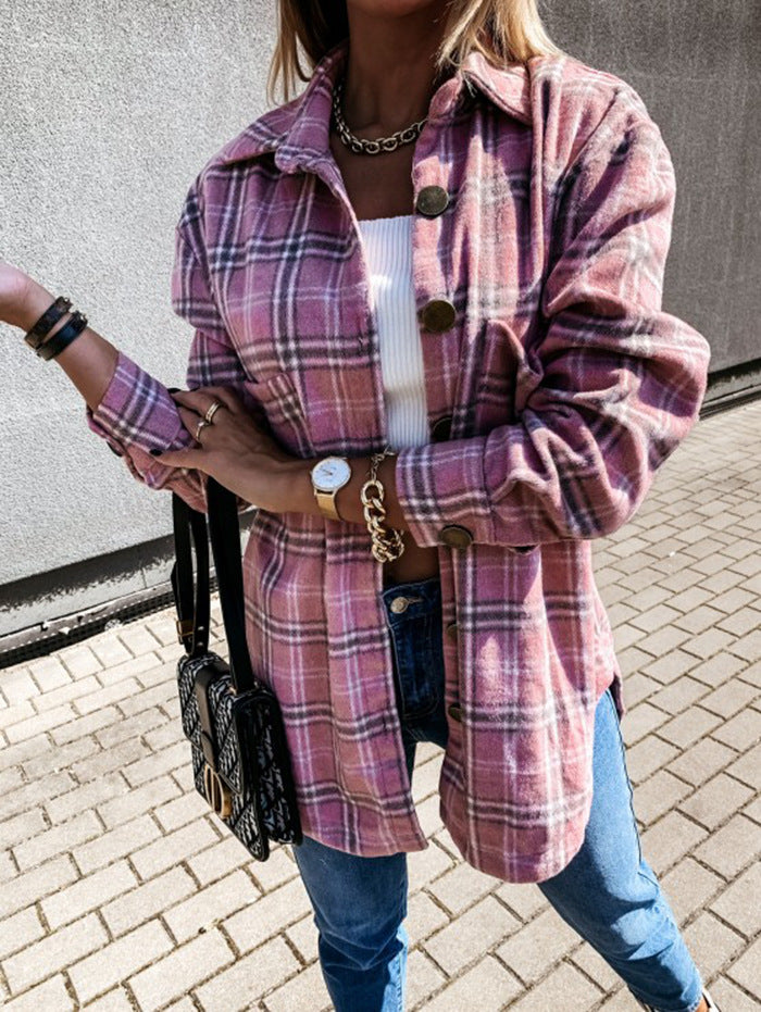 Plaid and Cozy Shacket