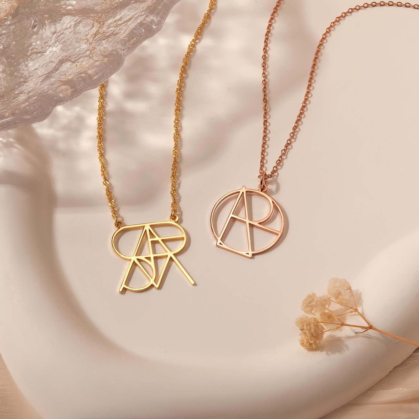 Preorder: Minimalist Name Monogram Necklace