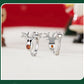 Cute Reindeer Hoops