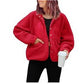 Fleece Button Down Sherpa Jacket