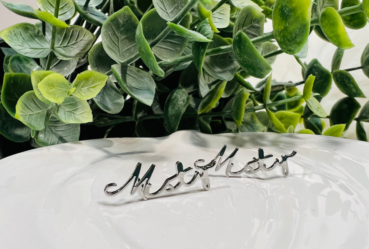 *RERUN: Cursive Name Ear Climbers*