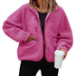 Fleece Button Down Sherpa Jacket