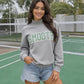 Custom Embroidered Sequin Patch Crewneck