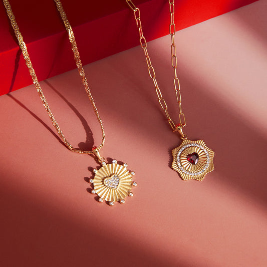 PREORDER: Radiant Heart Medallion Necklace