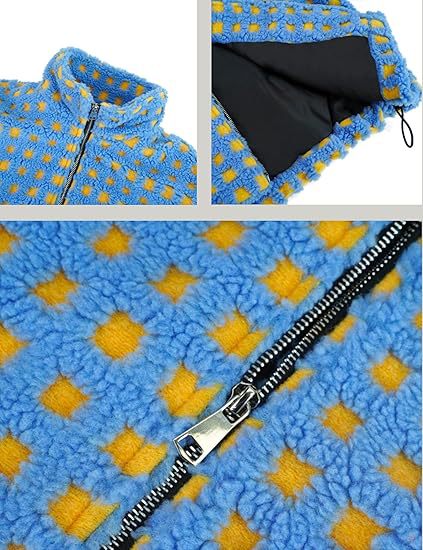Cozy Check Sherpa Zip Jacket