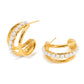 Preorder: Triple Layered Pearl Hoops