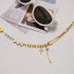 PREORDER: Trendy Stainless Steel Gold Plated Charm Necklace