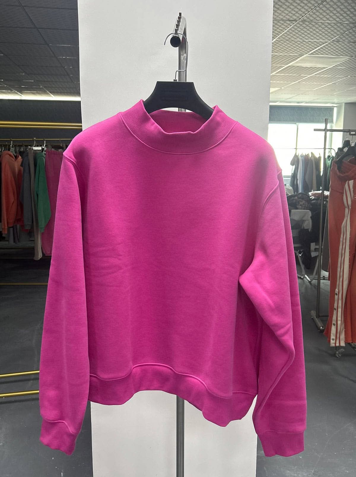Cozy Mock Neck Pullover and Shorts