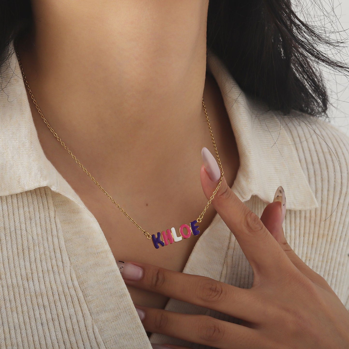 Preorder: Color Pop Name Necklace