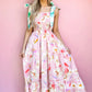Blush Blossom Maxi Dress