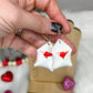 *RTS* Heart Envelope Clay Earrings