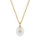 Golden Birthstone Drop Necklace