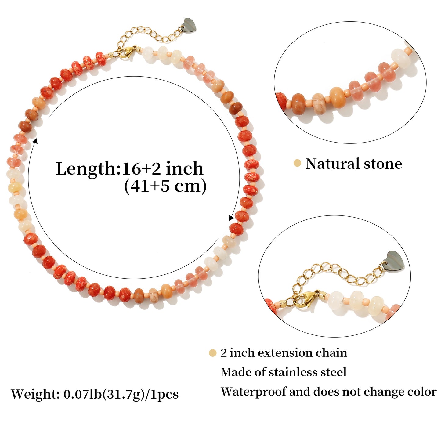 Preorder: Color Pop Beaded Trend Necklace