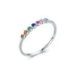 Preorder: Rainbow Stone Stacker Rings