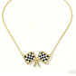 Checkered Flag Necklace