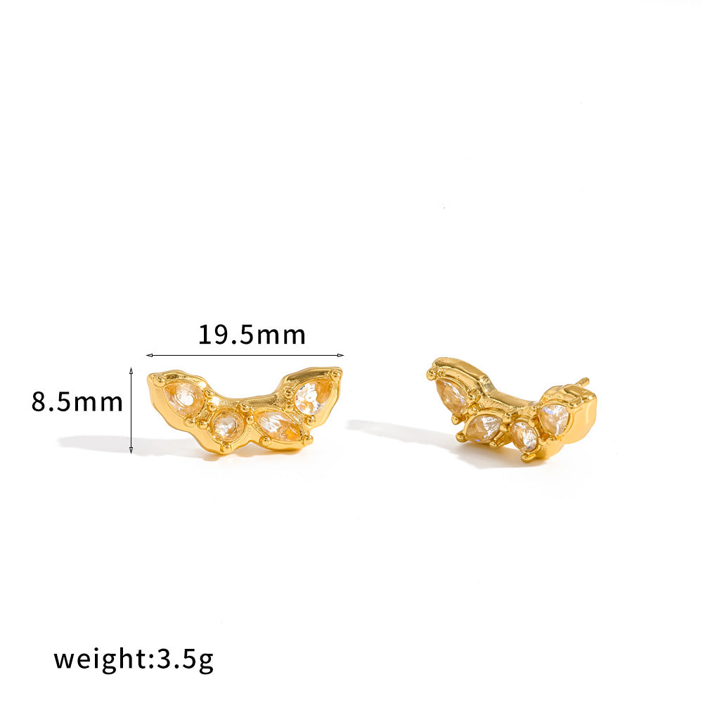 Golden Glow Crystal Earring Collection