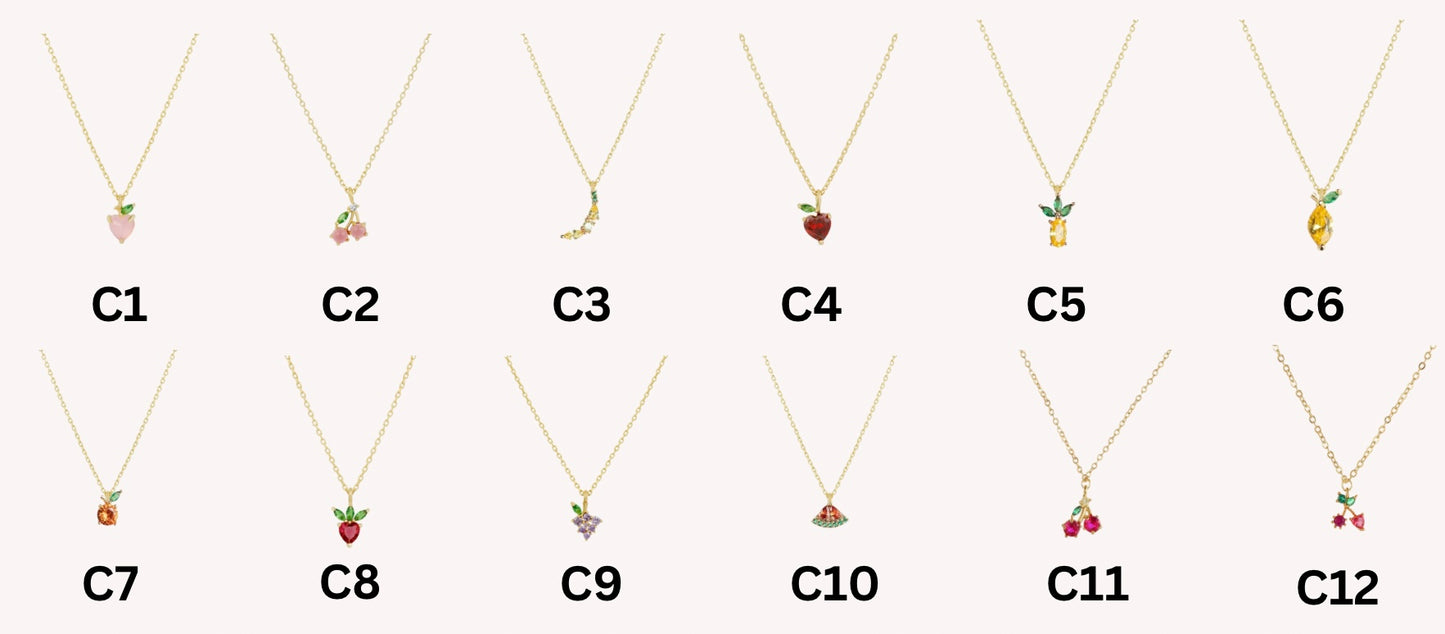 Fruitful Charm Necklace