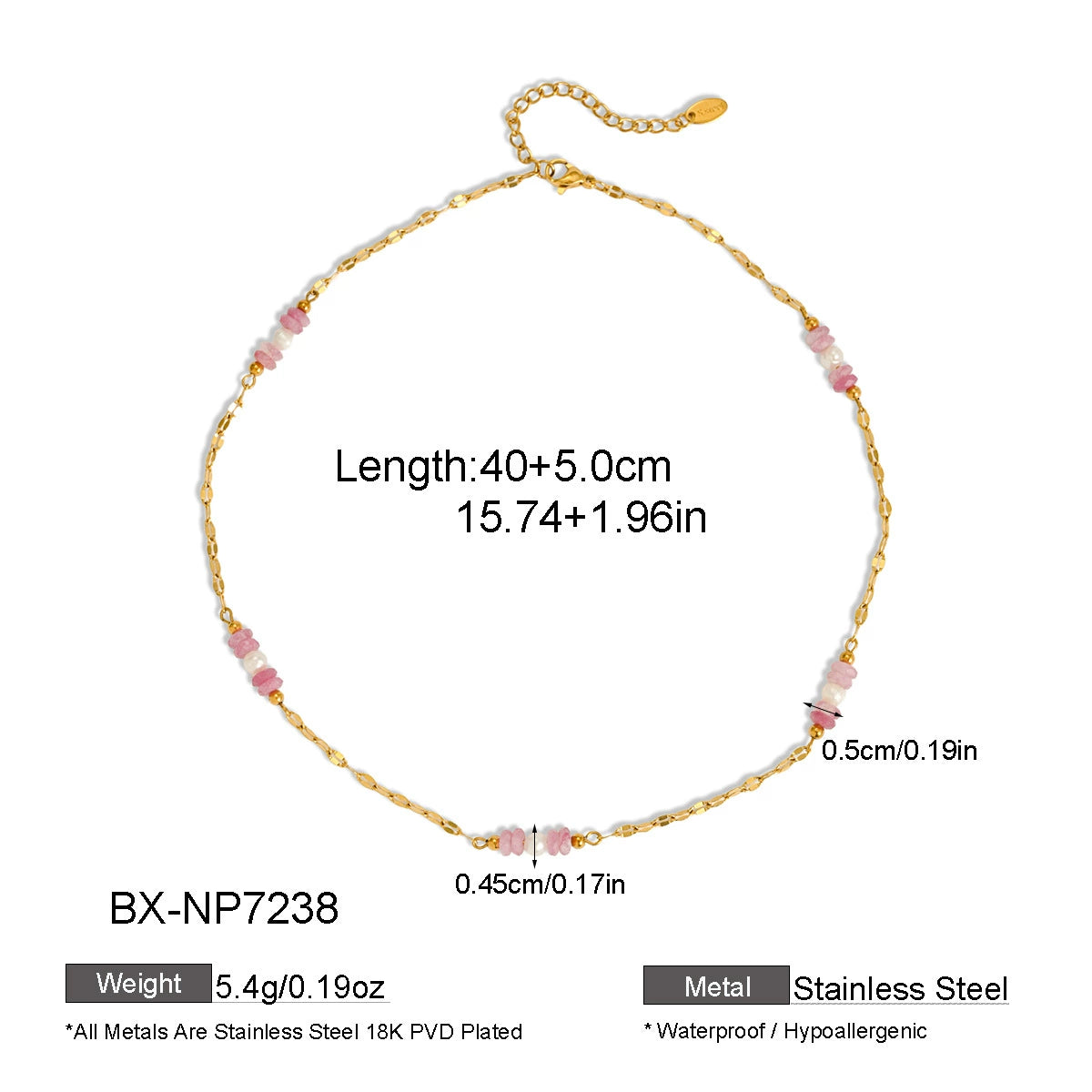 Golden Coast Gemstone Necklace