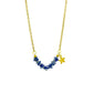 Starry Skies Natural Stone Charm Necklace