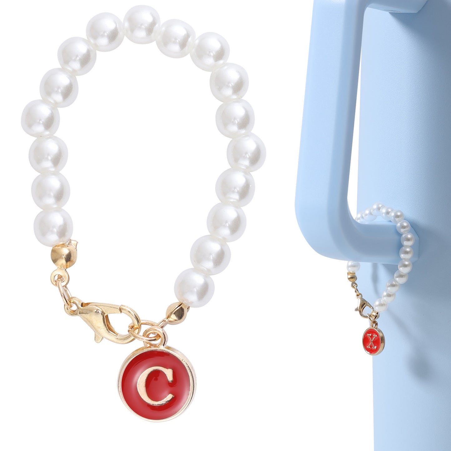 Tumbler Charms- BLACK G, WHITE GHOST