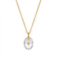Golden Birthstone Drop Necklace