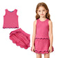 Girls Scallop Edge Activewear Set
