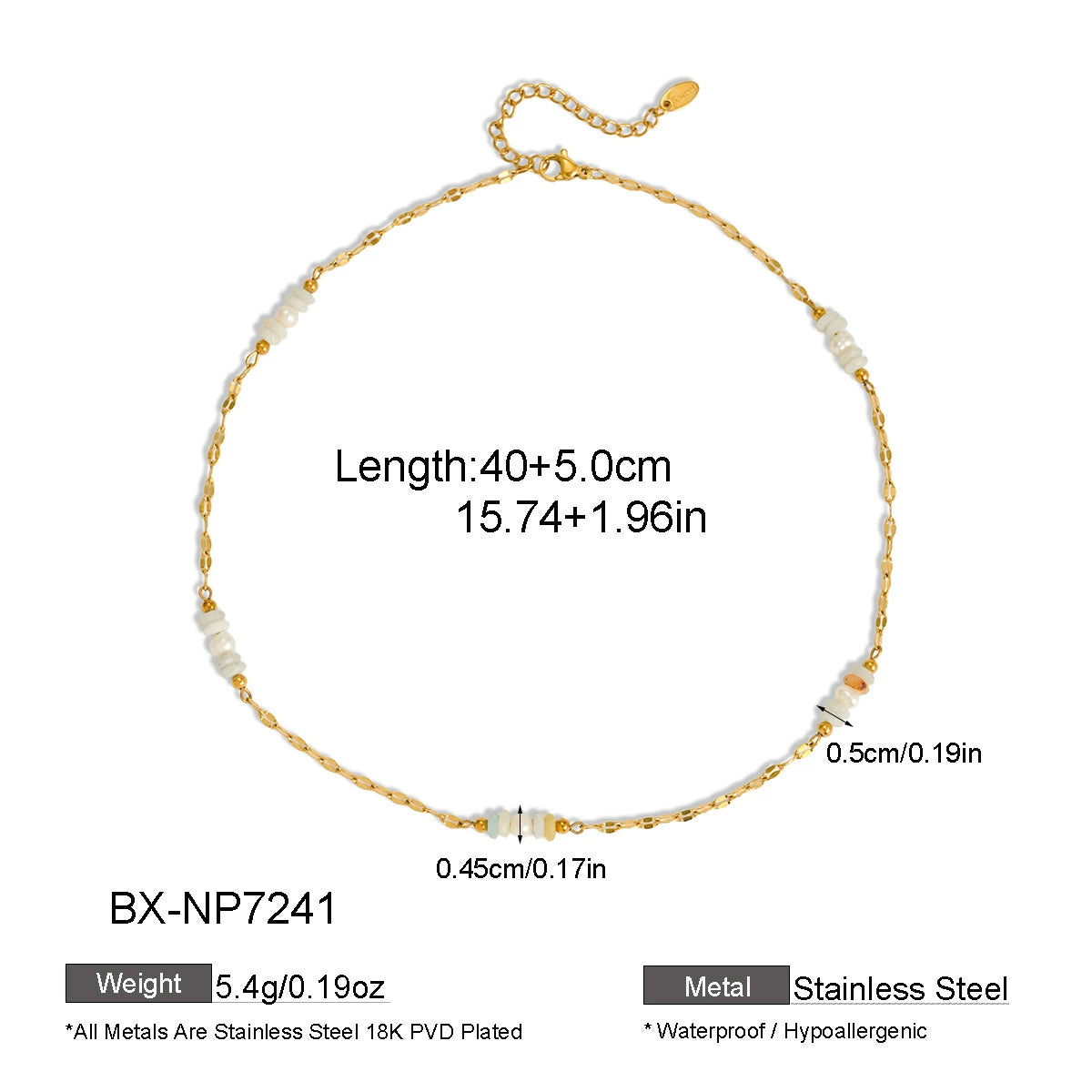 Golden Coast Gemstone Necklace