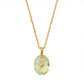 Golden Birthstone Drop Necklace