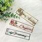 *Preorder: Custom Birth flower Name Bookmarks*