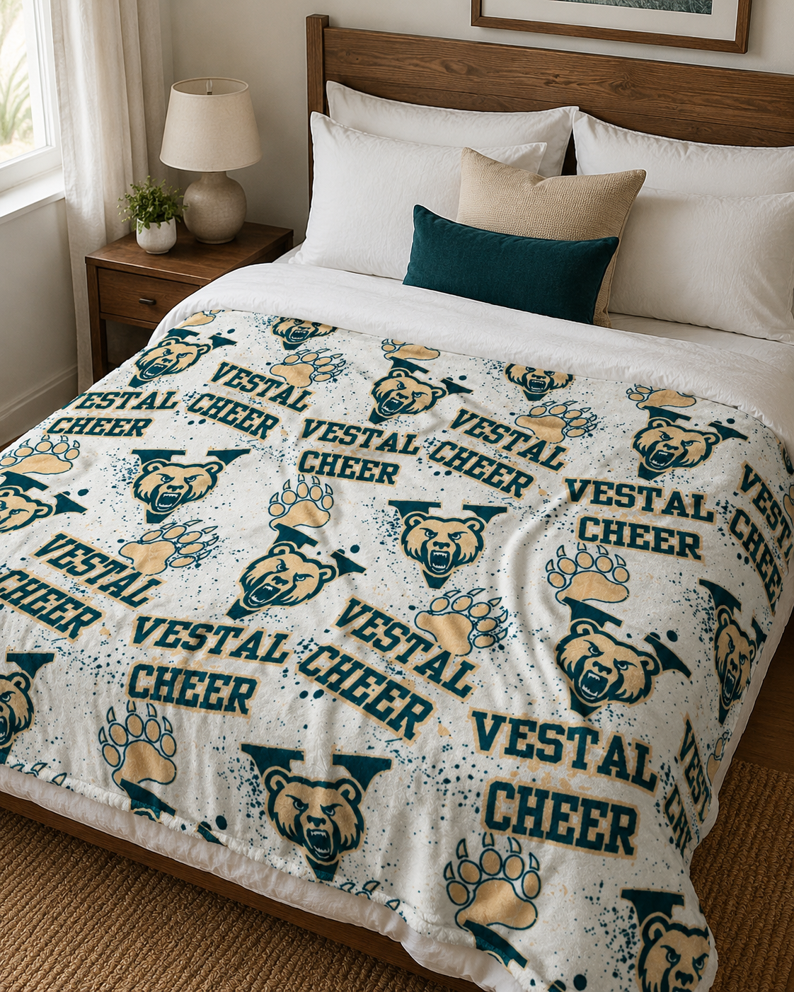 Vestal Cheer Fleece Blankets