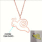 Preorder: Custom Photo Drawing and Handwriting Necklace
