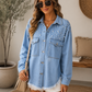 Pearl Perfection Denim Shacket