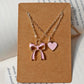 *Sweetheart Bow Layered Necklace*