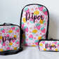 Book Bag, Lunch Pail, Pencil Case SET