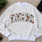 Reversible Varsity Mock Neck Sweater