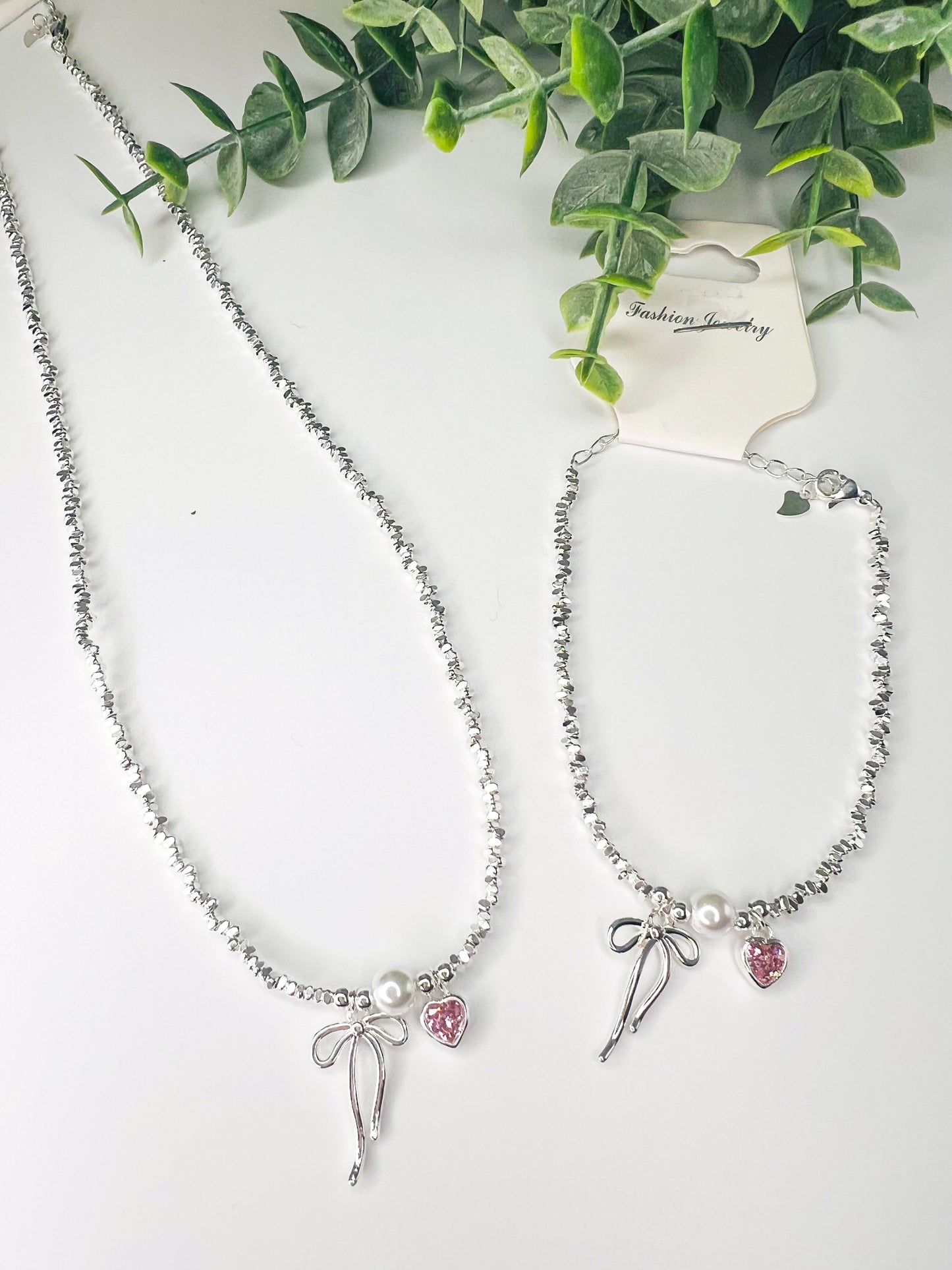 Charmed Elegance Necklace and Bracelet