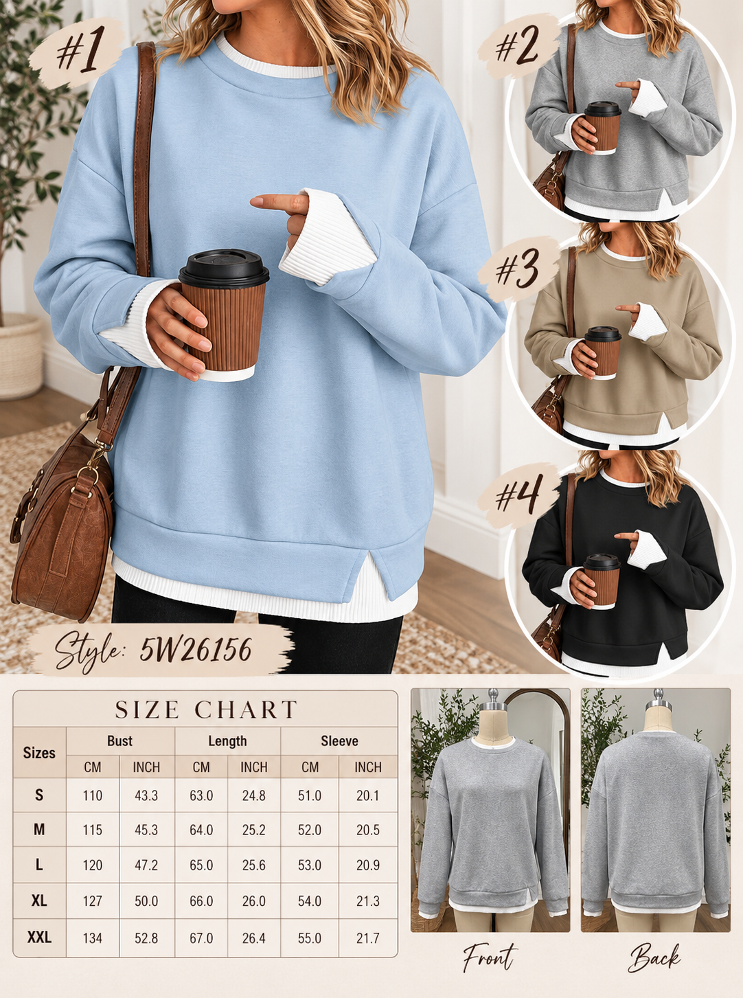 The Everyday Layered Luxe Sweatshirt