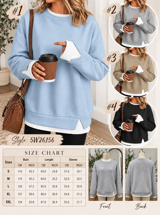 The Everyday Layered Luxe Sweatshirt