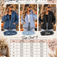 Washed Denim Style Hooded Jacket