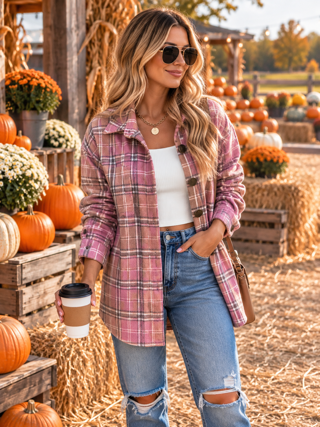 Plaid and Cozy Shacket