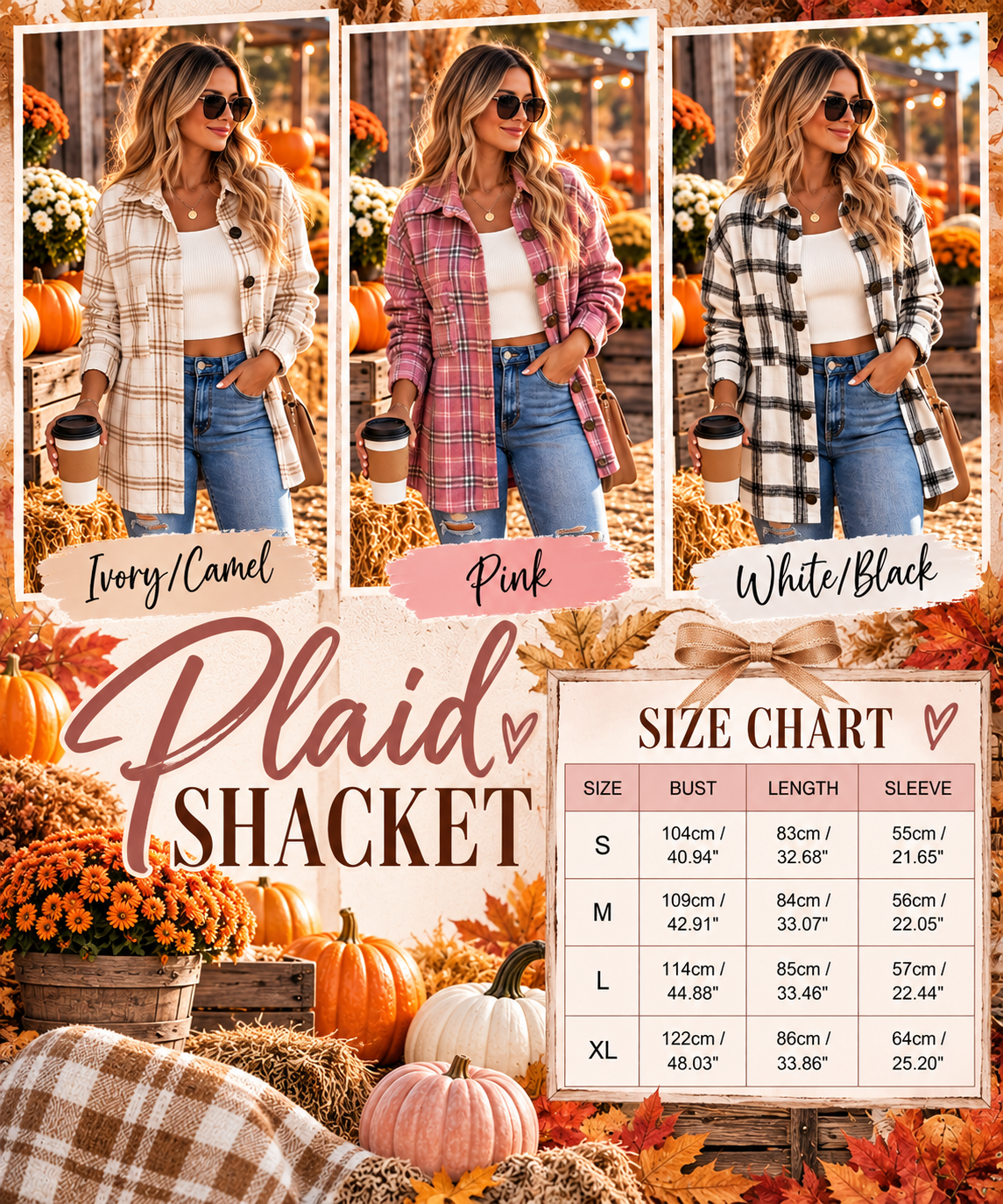 Plaid and Cozy Shacket