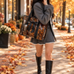 Tortoise Luxe Tote and Pouch Set