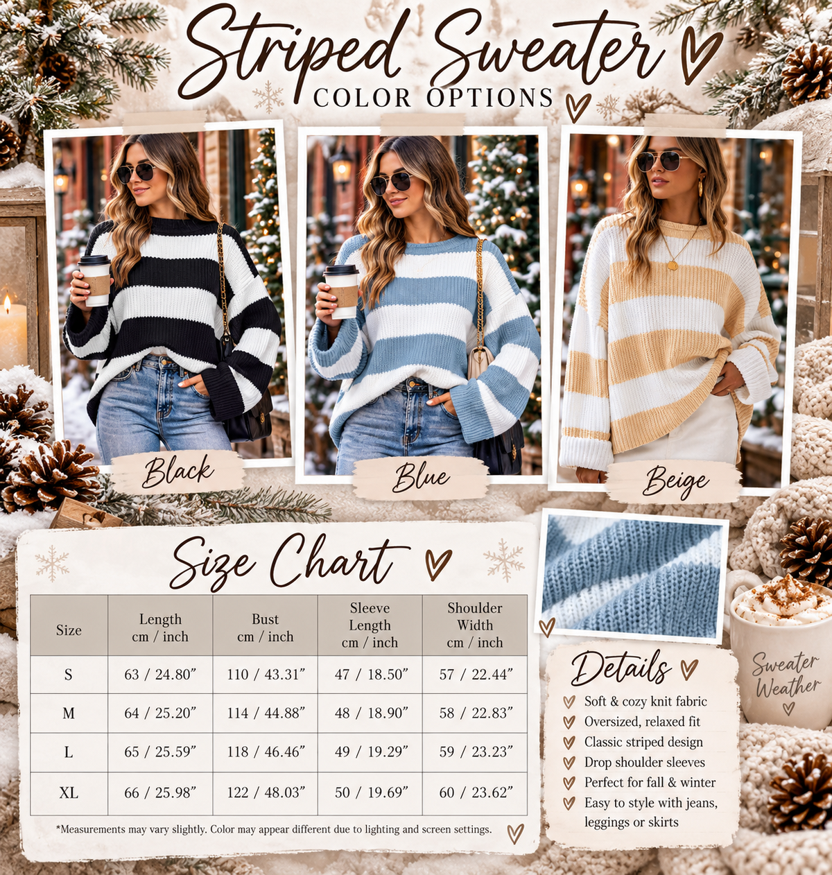 Cozy Stripe Sweater