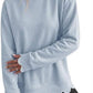 Scalloped Hem Cozy Pullover