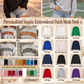 Custom Embroidered Sequin Patch Crewneck